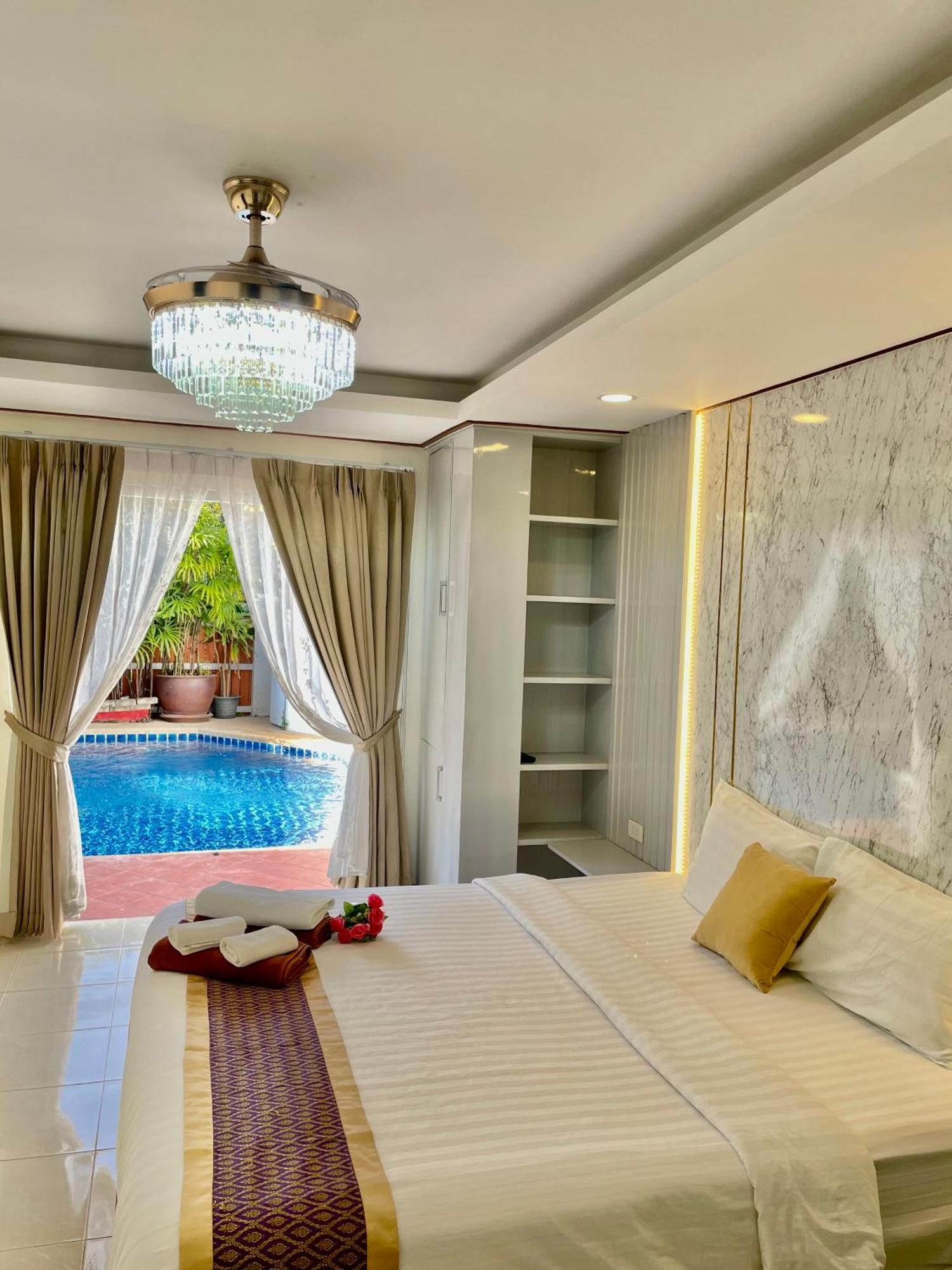 Pattaya Pool Villa39A 300 Mater To Beach Gate Exit Eksteriør billede