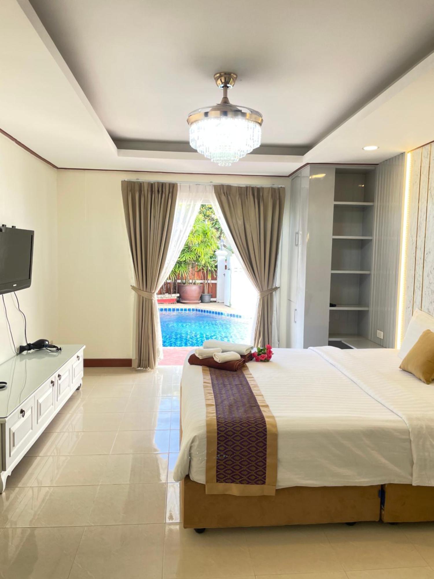 Pattaya Pool Villa39A 300 Mater To Beach Gate Exit Eksteriør billede