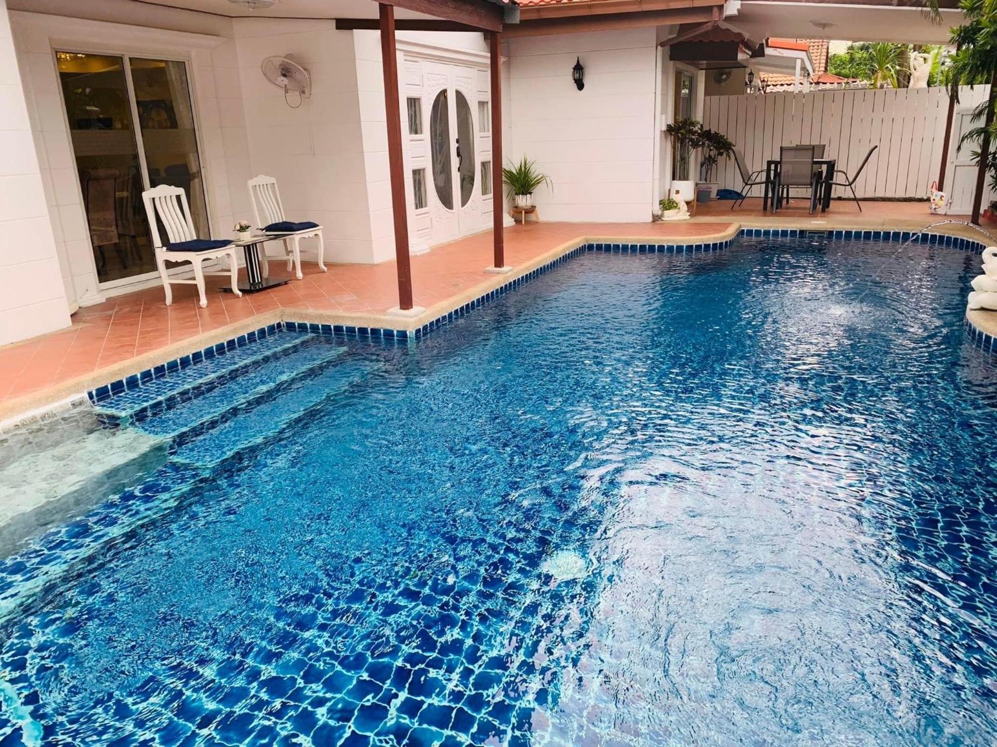 Pattaya Pool Villa39A 300 Mater To Beach Gate Exit Eksteriør billede