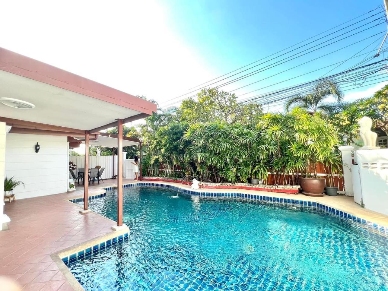 Pattaya Pool Villa39A 300 Mater To Beach Gate Exit Eksteriør billede
