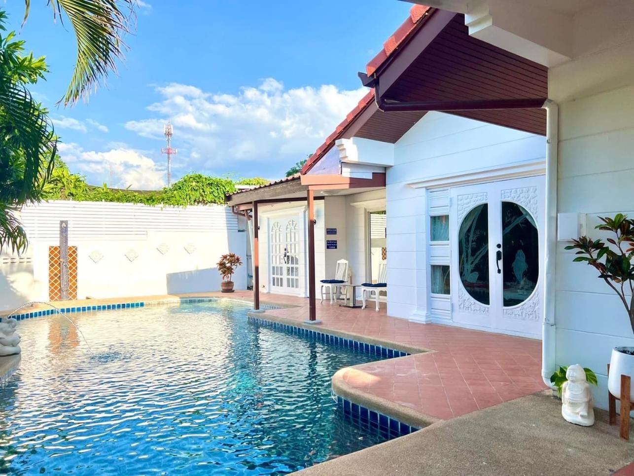 Pattaya Pool Villa39A 300 Mater To Beach Gate Exit Eksteriør billede