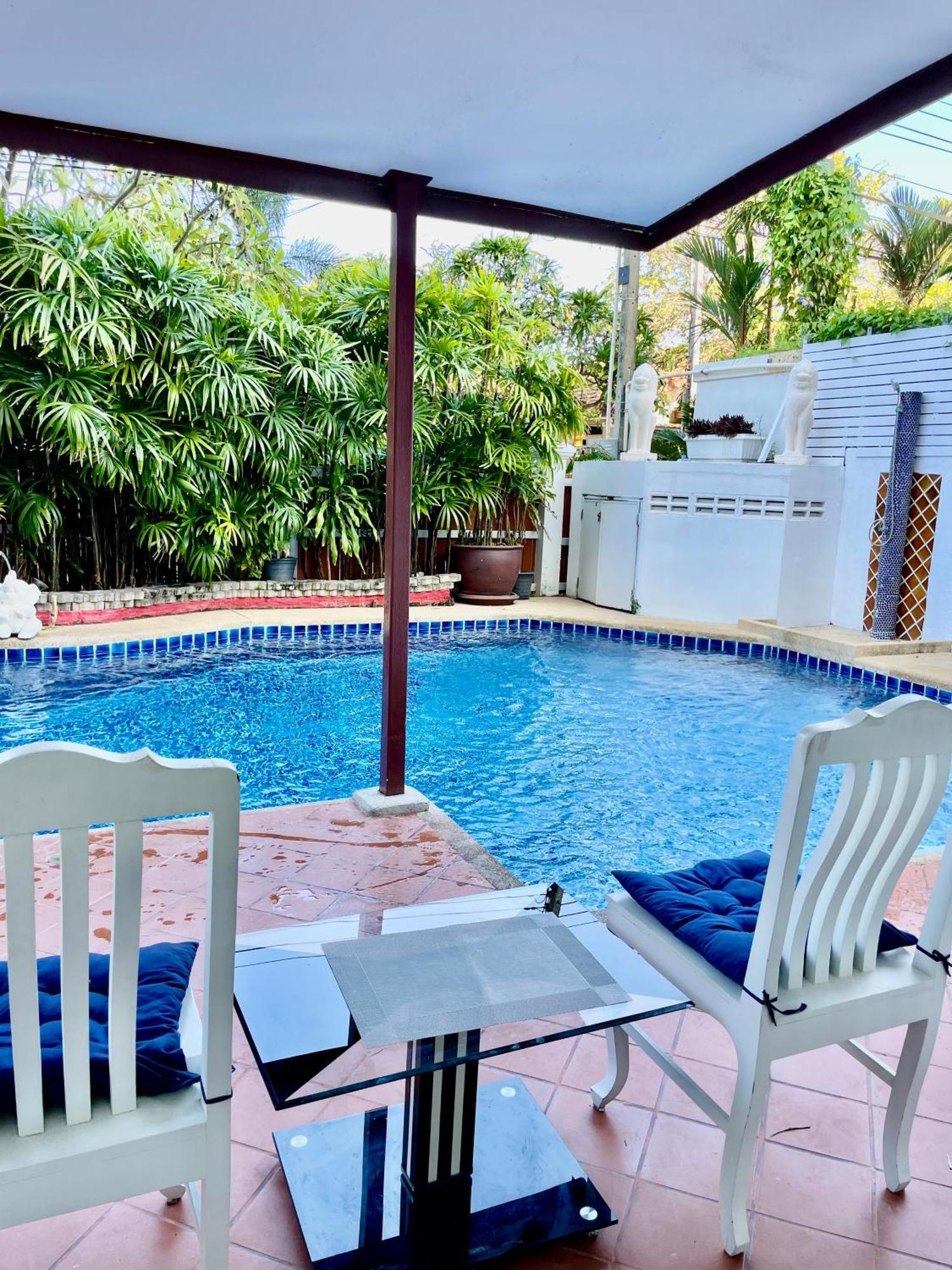 Pattaya Pool Villa39A 300 Mater To Beach Gate Exit Eksteriør billede