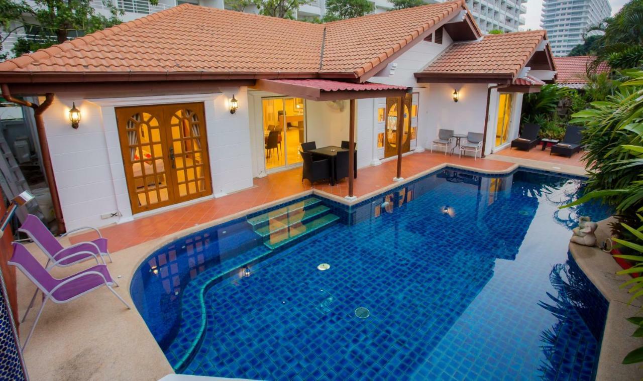 Pattaya Pool Villa39A 300 Mater To Beach Gate Exit Eksteriør billede